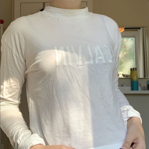 Calvin Klein Mock Neck Long Sleeve - Picture 1 of 3